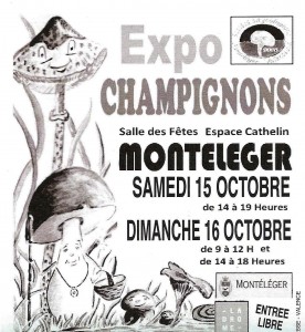 Affiche expo Montéléger 15-16 octobre 2016